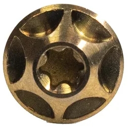 SILCA Titanium Cage Bolts - M5x12 - Pack of 4 - bourbon