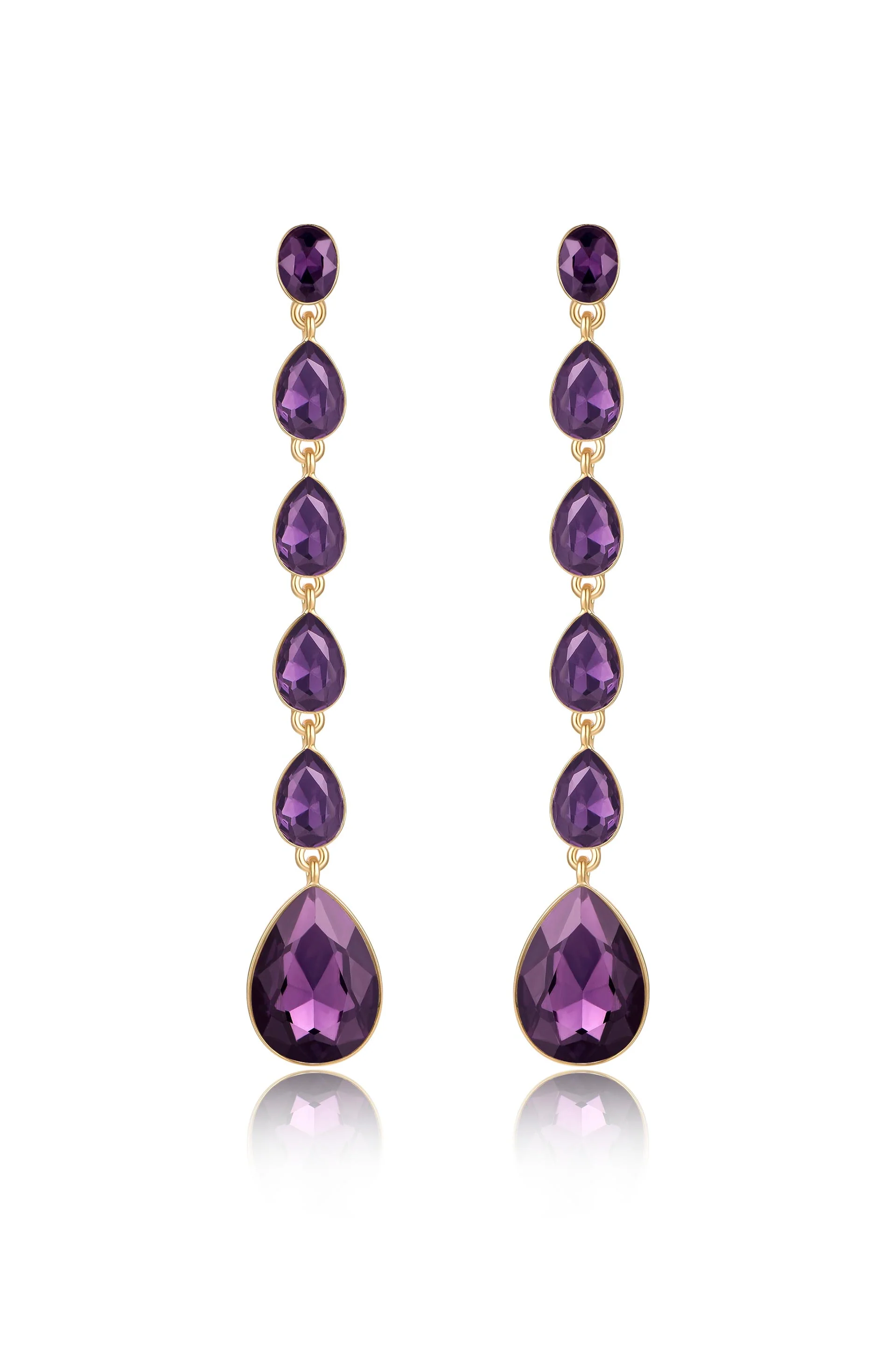 Crystallized Drop Earrings