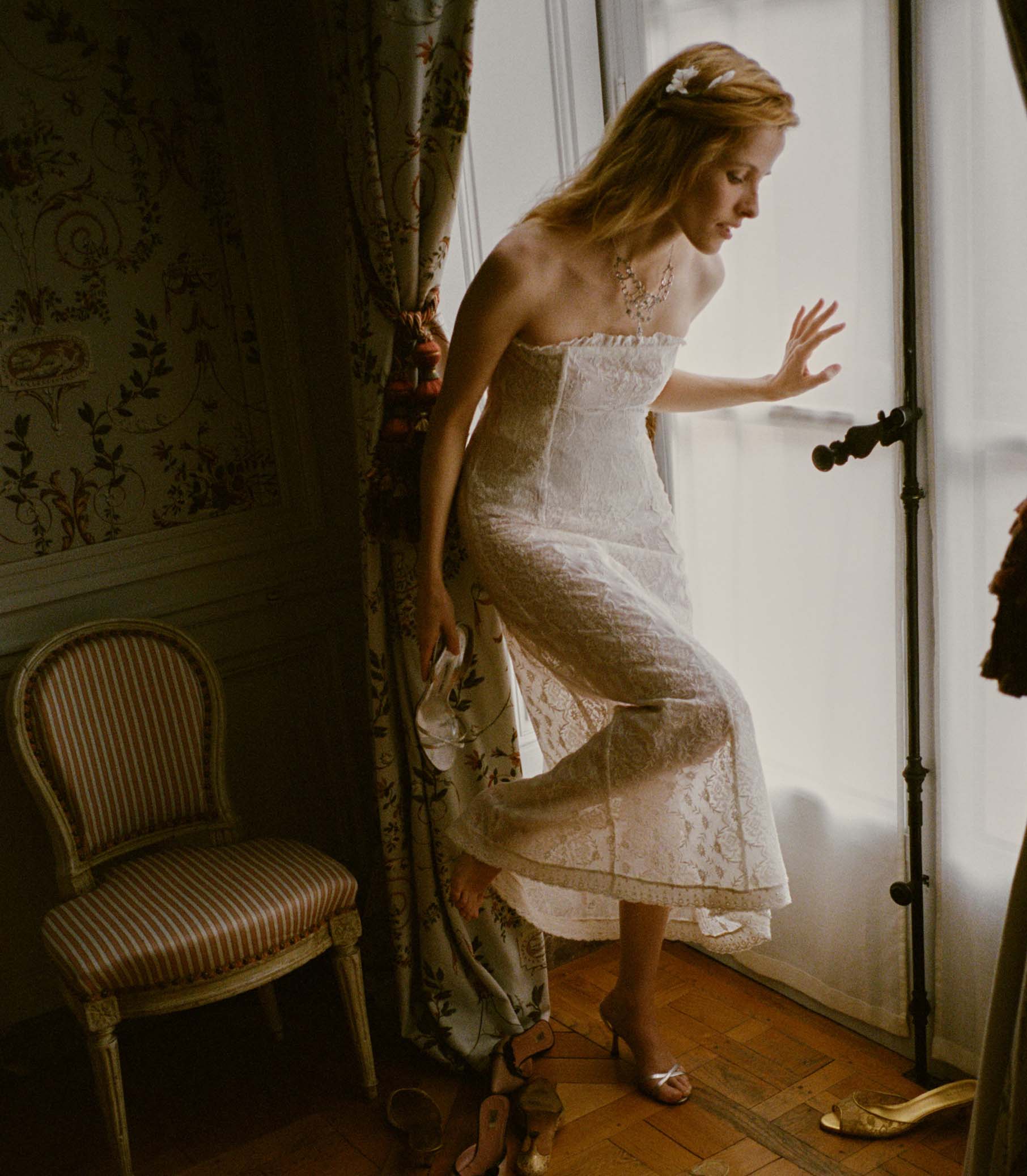Josephine Anniversary Maxi Dress - Salt