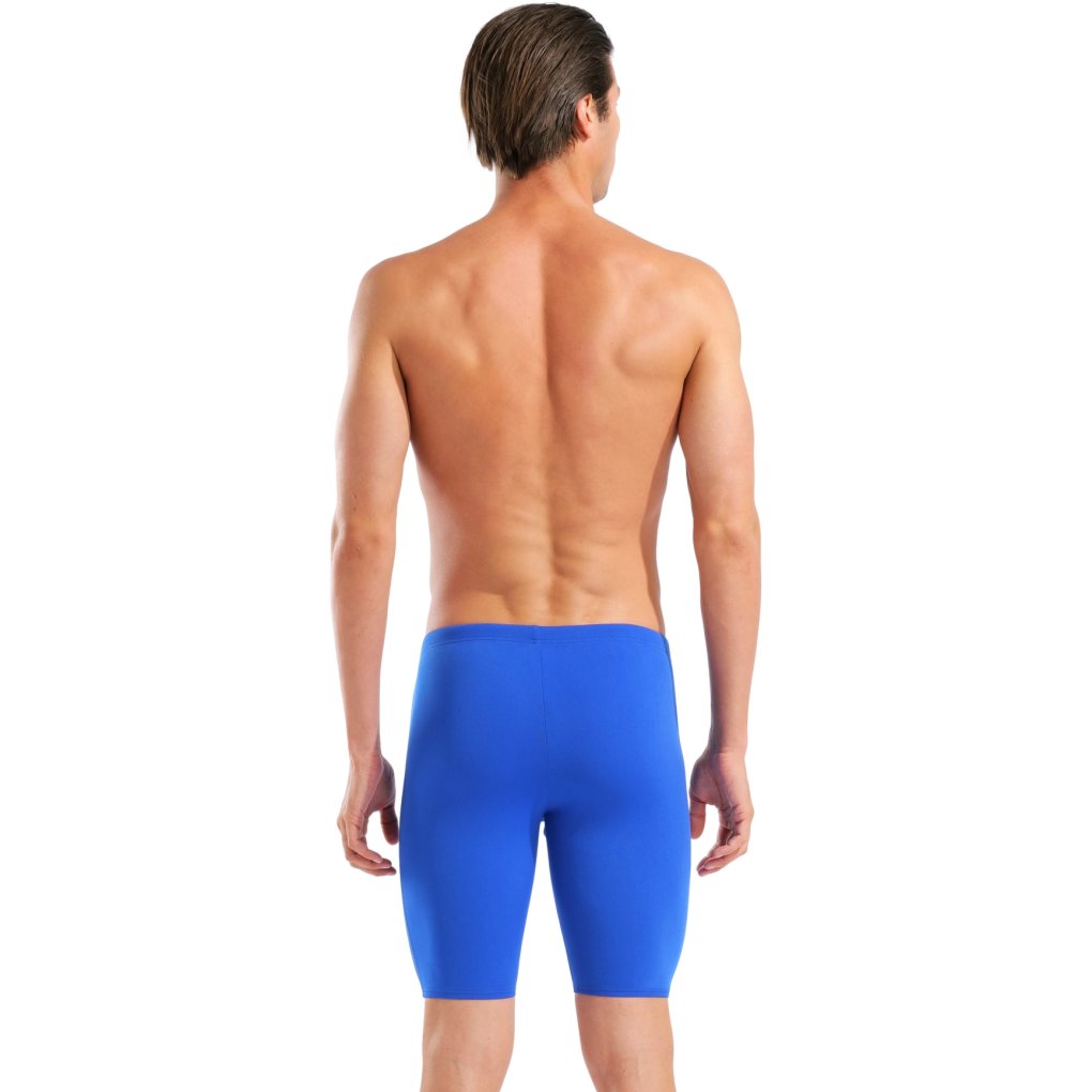 arena Performance Solid Team Swim Jammer Men - Neon Blue/Team Orange