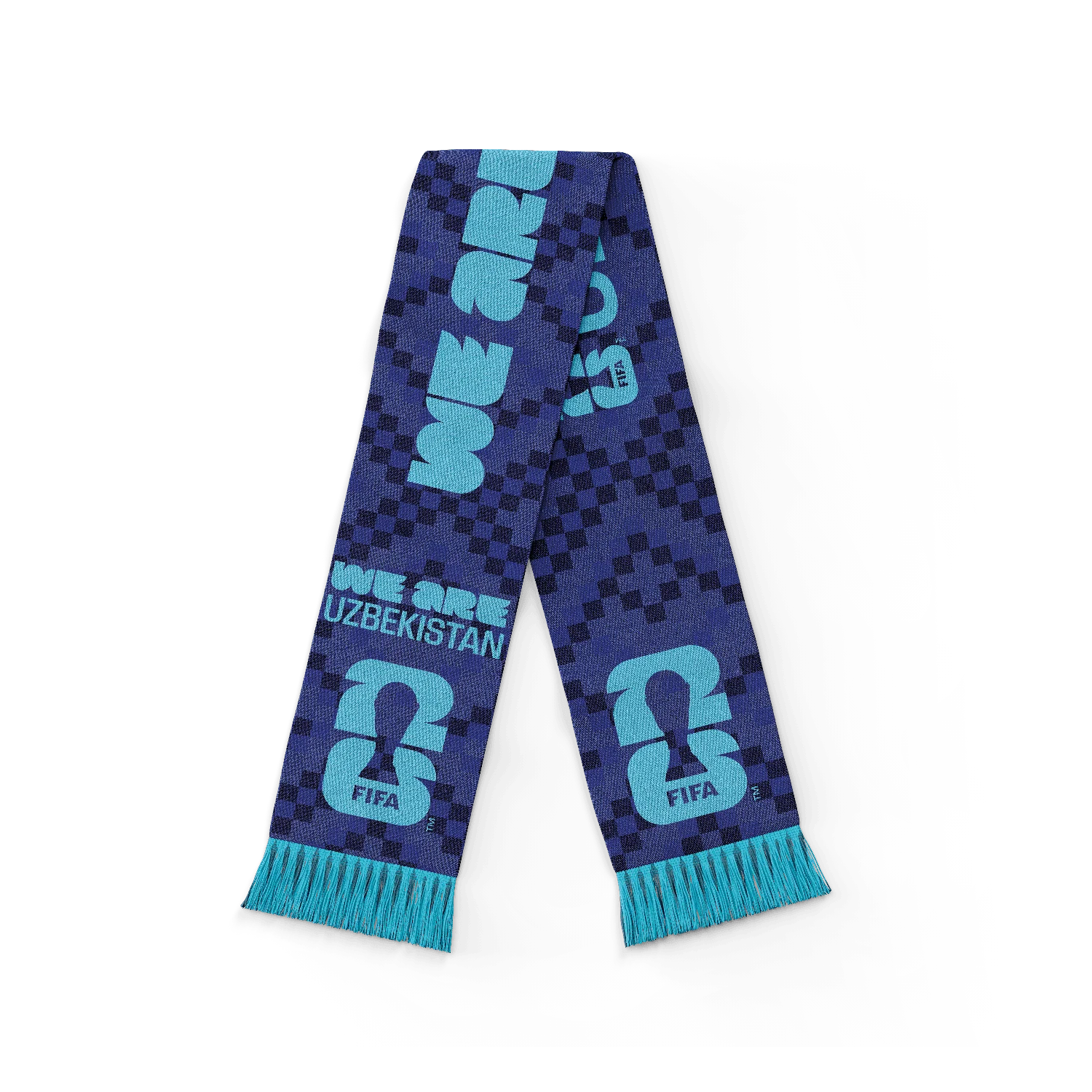 2026 Soccer Fan Collection 'We Are' Uzbekistan Scarf