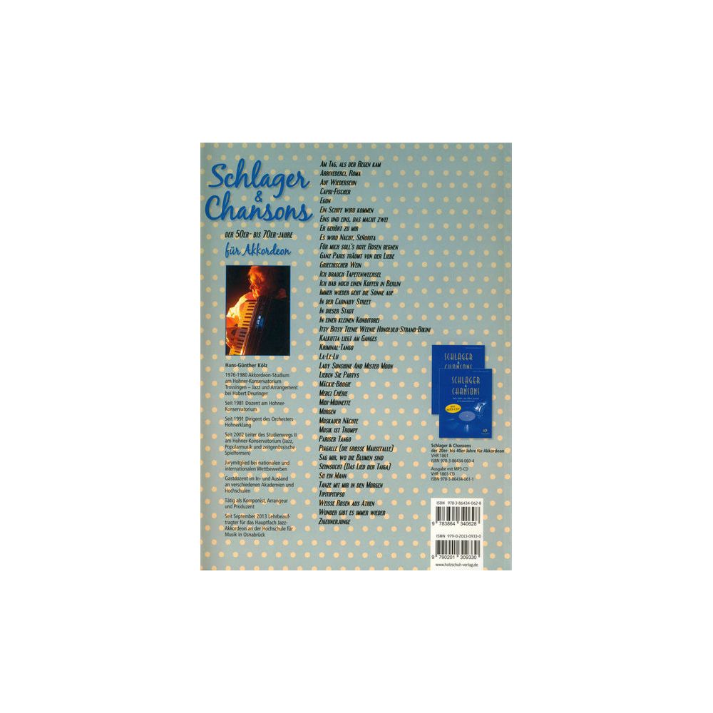 Holzschuh Verlag Schlager & Chansons 50er – Thomann Ireland