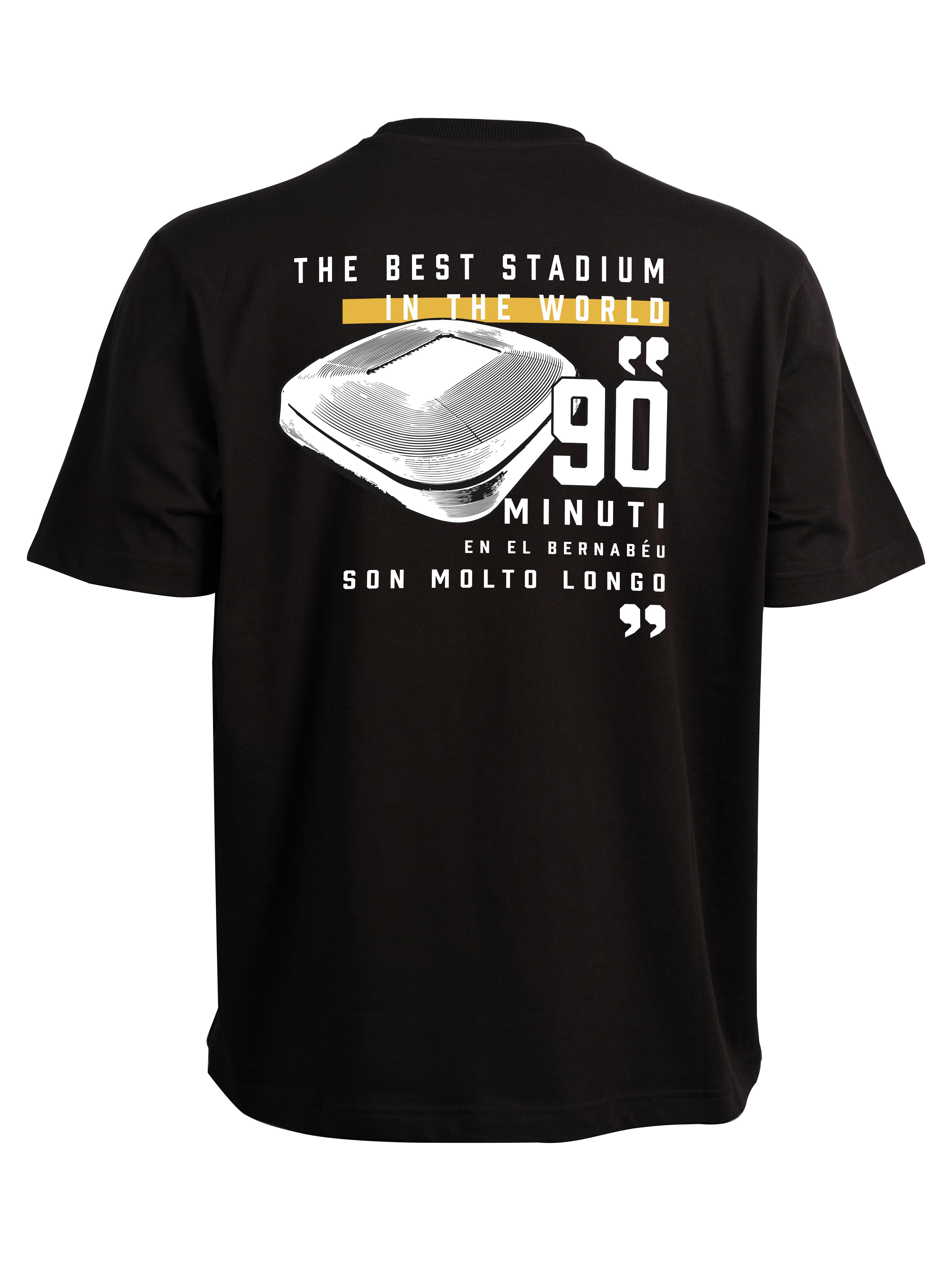Mens adidas 90 Minuti Stadium T-Shirt Black