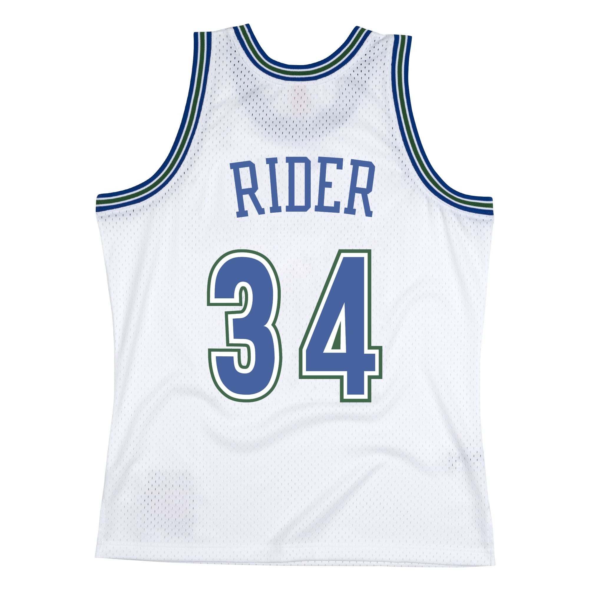 Isaiah Rider #34 Minnesota Timberwolves 1995-96 Mitchell & Ness Swingman NBA Jersey White