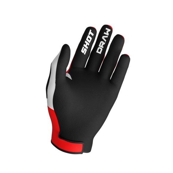 Gants cross Shot DRAW - SKY 2025 - Noir / RougeRef : SO2612
