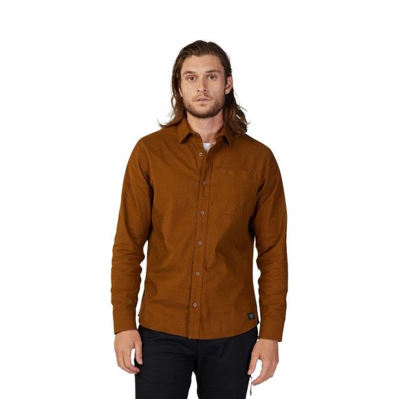 Fox source flannel shirt - brownRef: FX4772