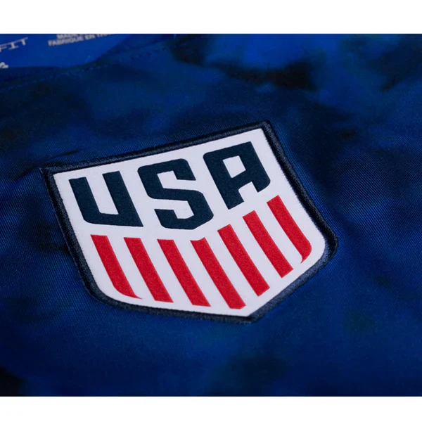 United States Josh Sargent Away Jersey 22/23 w/ World Cup 2022 Patches (Bright Blue/White)
