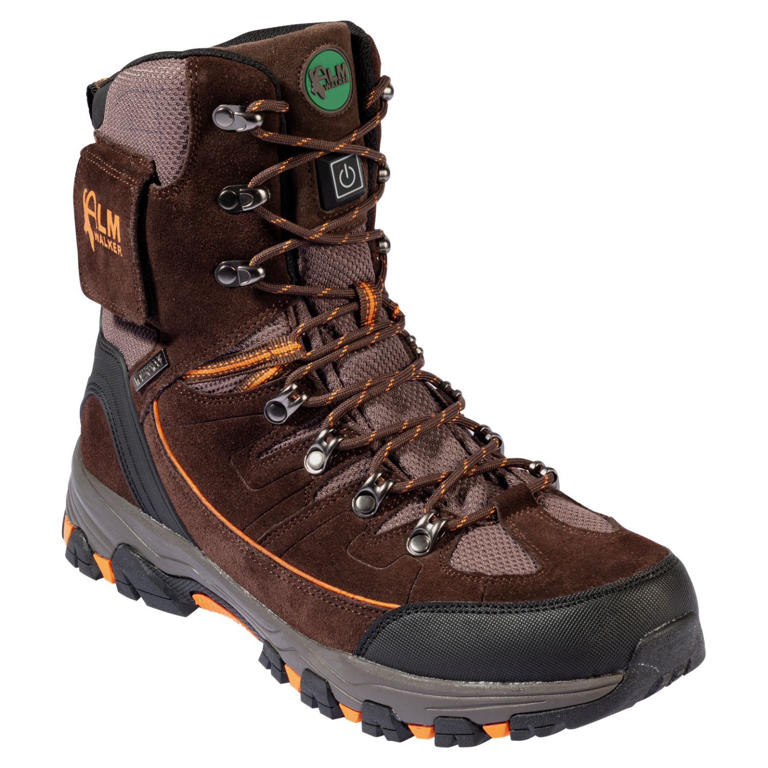 Almwalker Red Level Winter Boots Ice Men, Heatable (Brown)
