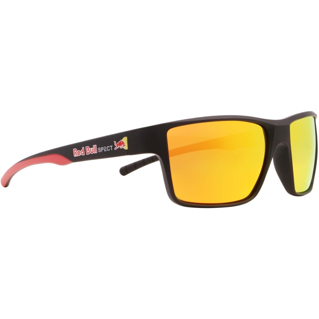 Red Bull SPECT Eyewear CHASE Sunglasses - 02P black | brown with red mirror