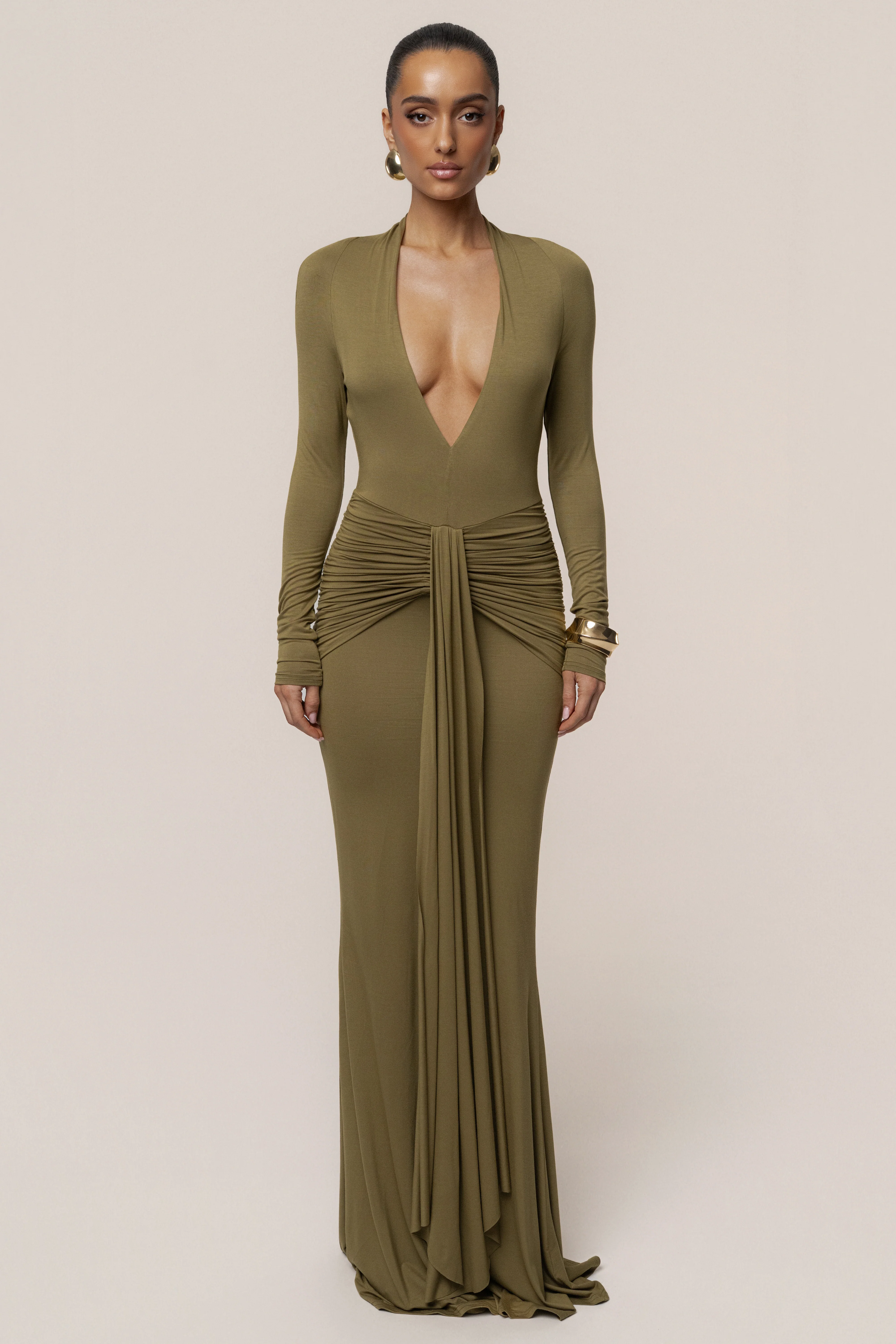 Olive All The Stars Maxi Dress