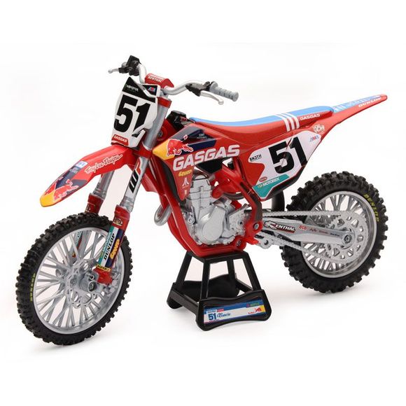 Newray Miniature Motorcycle Gas Gas 450 MCF Red Bull J. BARCIA - 1/12 Scale - Red / BlackRef: NRY0038 / 58303
