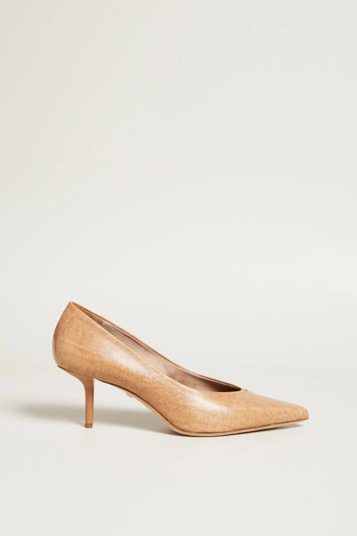 Printed pumps - LEATHER