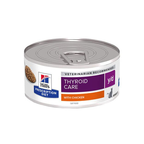Hill's y/d Thyroid Care - Feline - 24 x 156g Tins