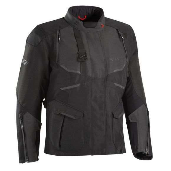 Ixon EDDAS LADY PLUS SIZE Motorcycle Jacket - WOMEN'S - Black / GreyRef: IX1606