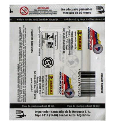 Panini Copa America - Venezuela 2007 Sticker Packet