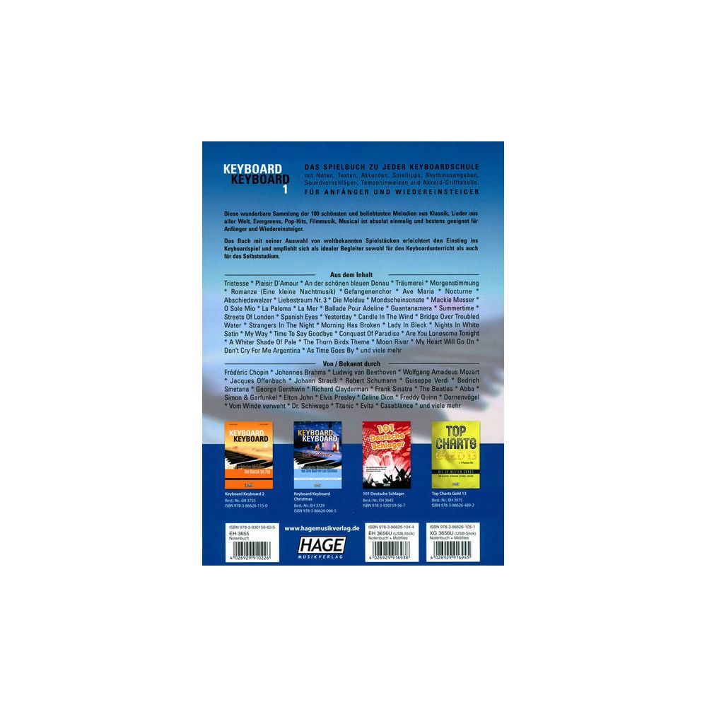Hage Musikverlag Keyboard Keyboard – Thomann Ireland