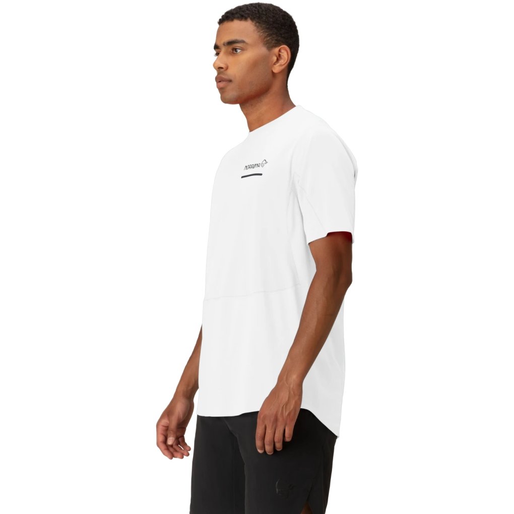 Norrona senja equaliser lightweight T-shirt Men - Snow White