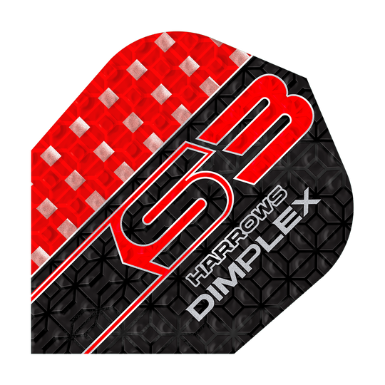 Harrows Dimplex S3 Flights - Red