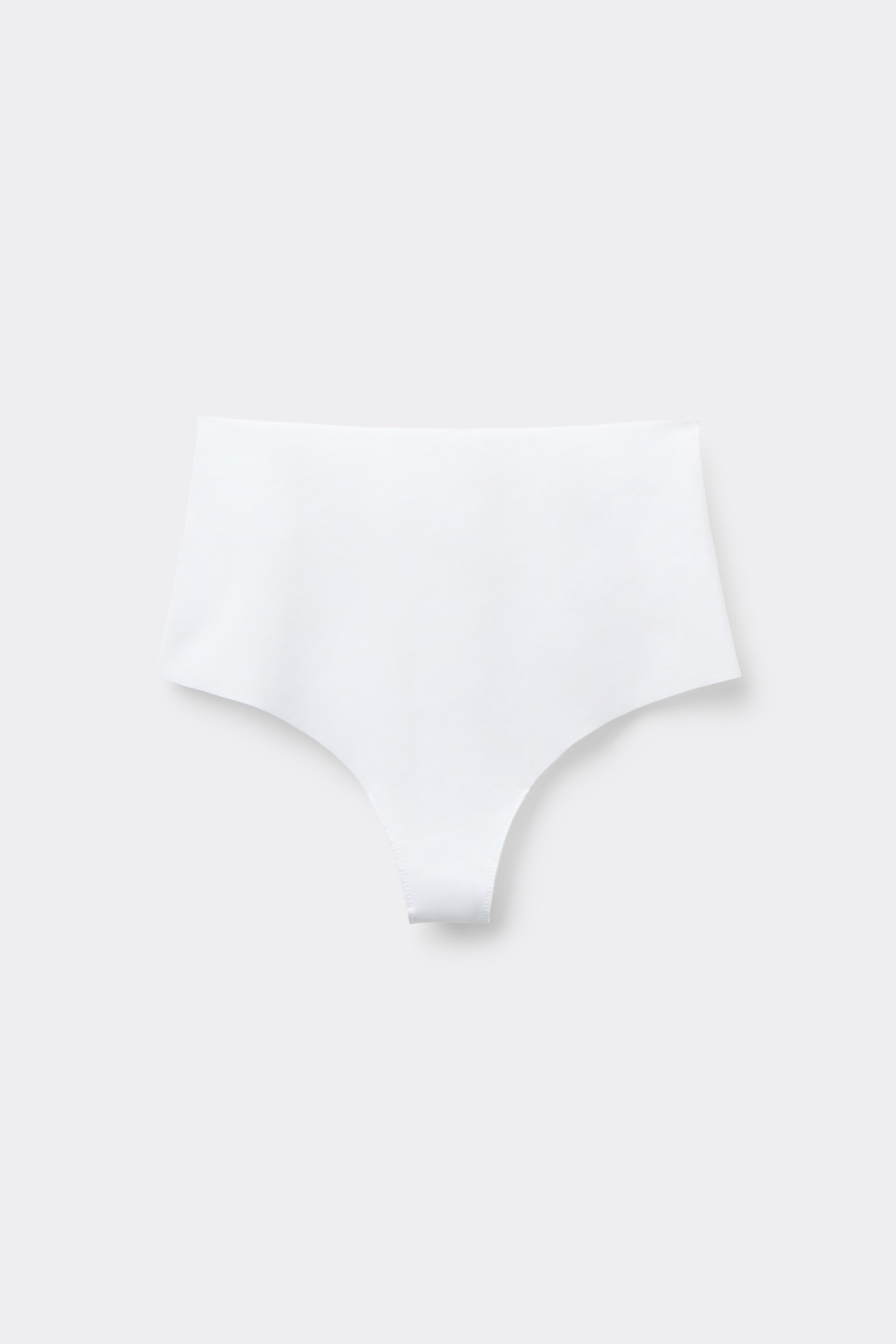 High-Waisted Laser-Cut Brazilian Briefs in Recycled Microfibre