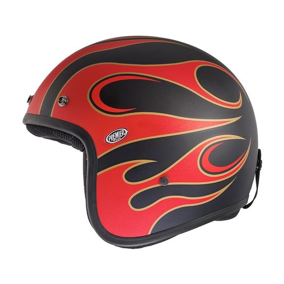 Premier jet helmet Classic FR 2 BM - Black / RedRef: PE0441