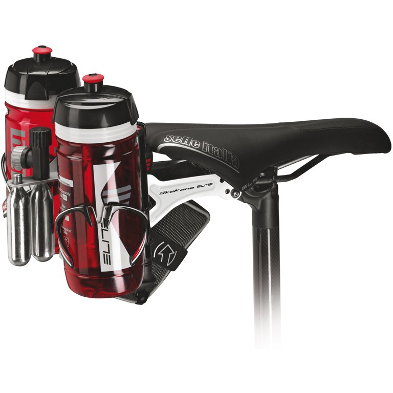 Elite Skekane Saddle Bracket for Bottle Cage - black