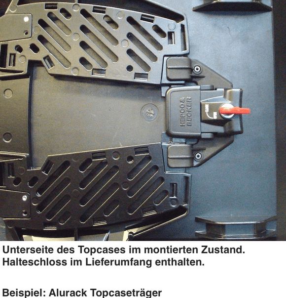 Top case Hepco & Becker Journey 52 - capot anthracite - noir UniverselRef : HBE05431A / 610207 00 04