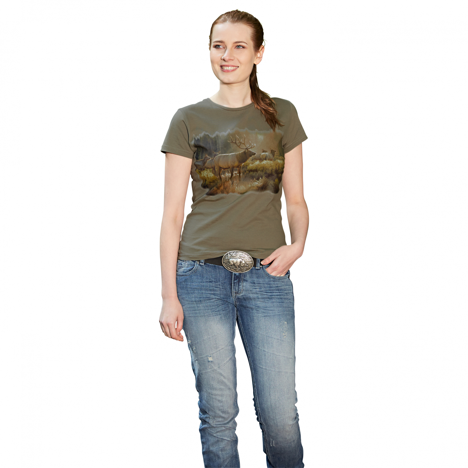 T-Shirt ‘Rotwild’ Women (Olive)