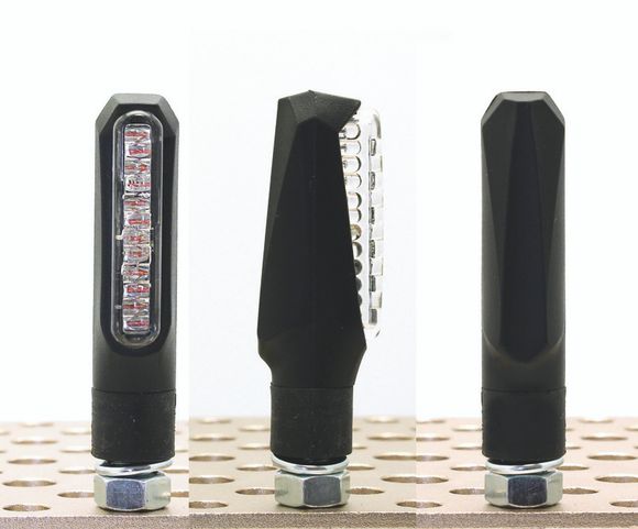 Bihr Line LED indicator black UniversalRef: Bi00974A / 1066358