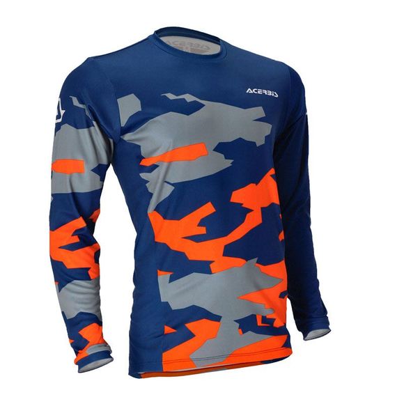 Acerbis ENDURO X-DURO WINTER 2024 enduro jersey - Blue / OrangeRef: AE5434