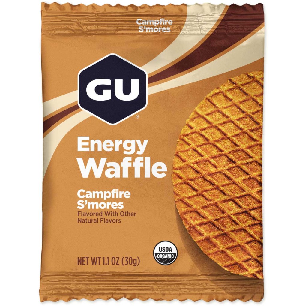 GU Energy Waffles - Carbohydrate Syrup Waffle - 16x30g