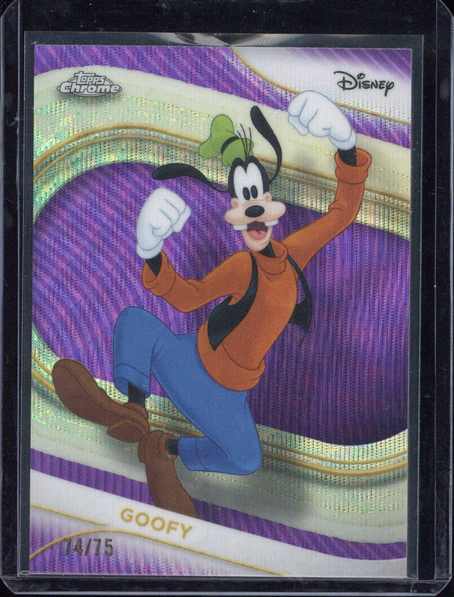 2025 Topps Chrome Disney Goofy /75 #32
