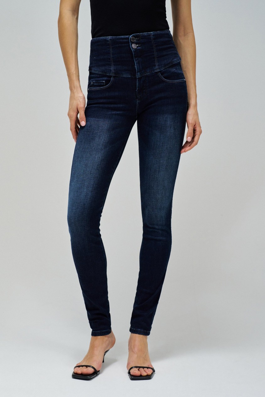 DIVA PUSH IN SKINNY SOFT TOUCH JEANS