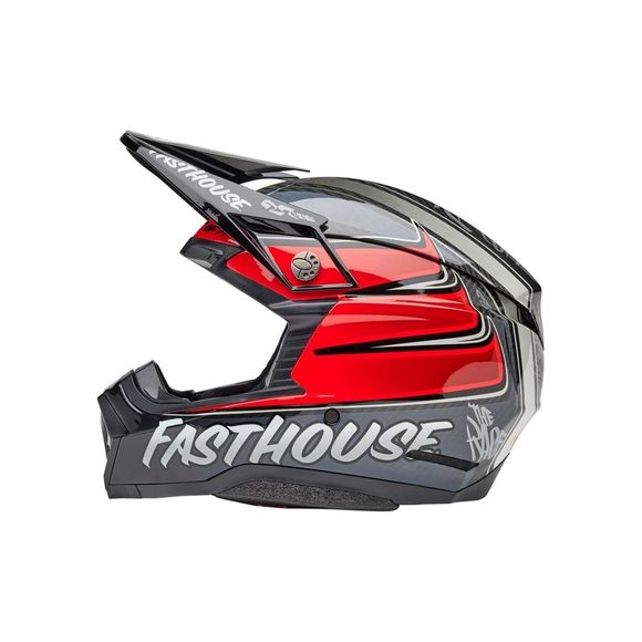 Casque cross Bell MOTO-10 SPHERICAL FASTHOUSE DITD 2026 - Noir / RougeRef : EL0728