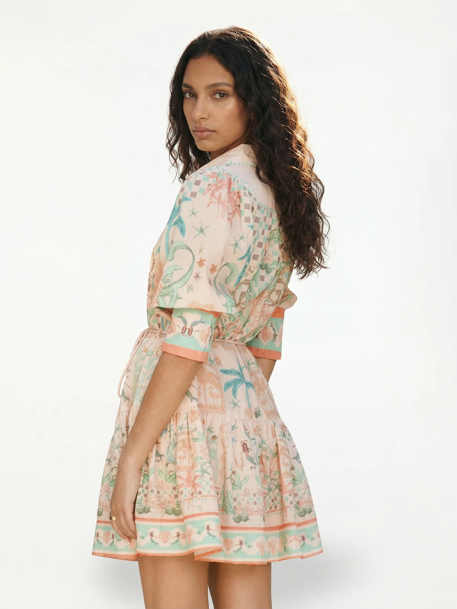 Temple Garden Mini Dress