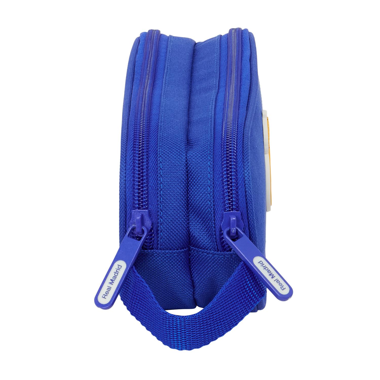 Double Pencil Case Blue