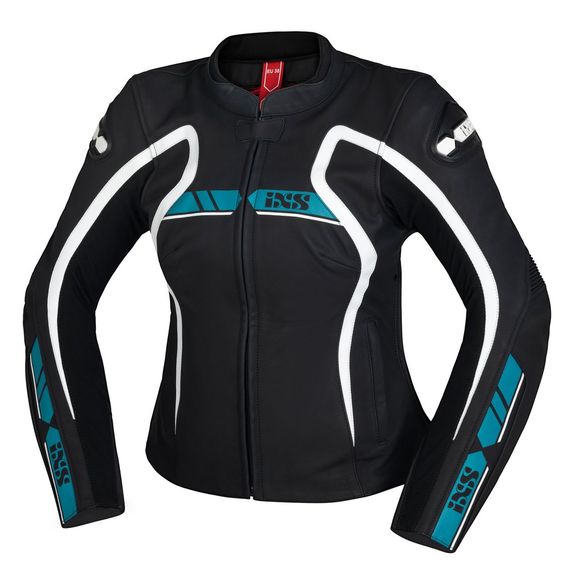 IXS SPORT LD RS-600 1.0 Women's Motorcycle Jacket - Black / BlueRef: IS1035