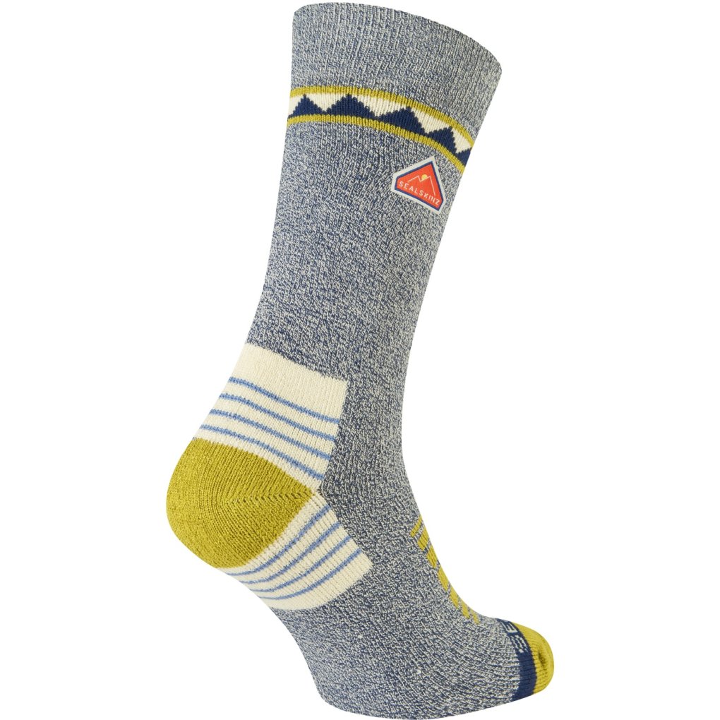 SealSkinz Kimberley Mid Length Hiking Socks - Green