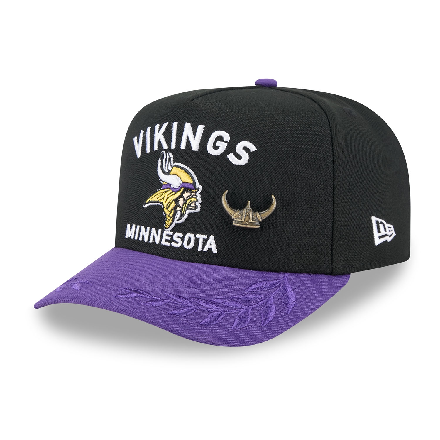Minnesota Vikings 2025 NFL Draft New Era 59FIFTY A-Frame Fitted Cap Black