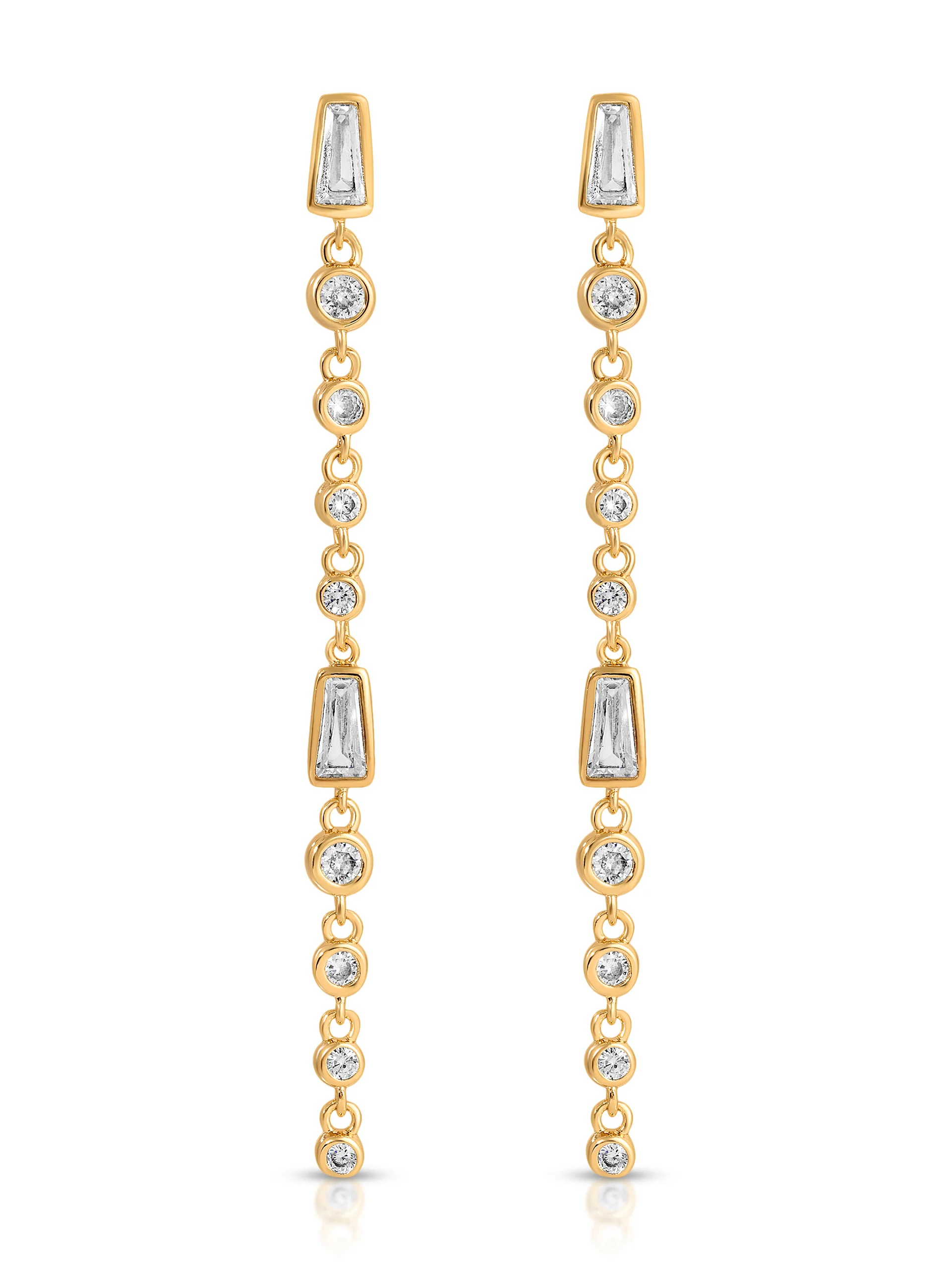 Crystal Linear Earrings