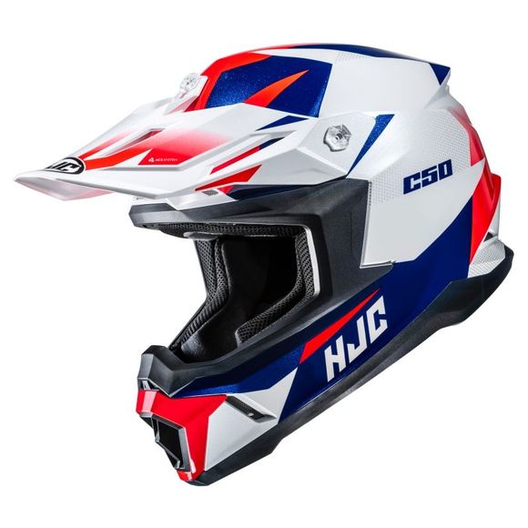 HJC C50 cross helmet - SLIDE 2026 - Blue / RedRef: HJ1366