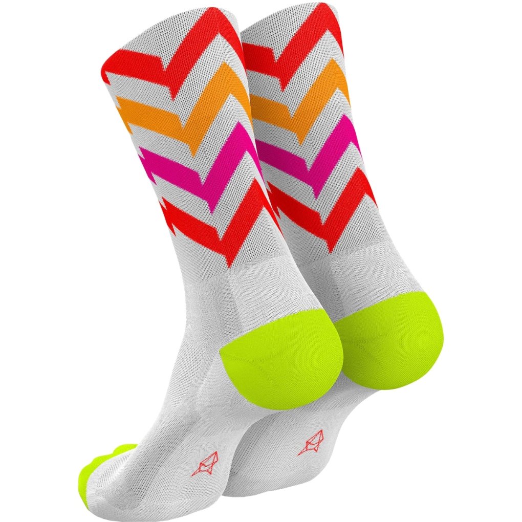 INCYLENCE Ultralight Waves Socks - Electric
