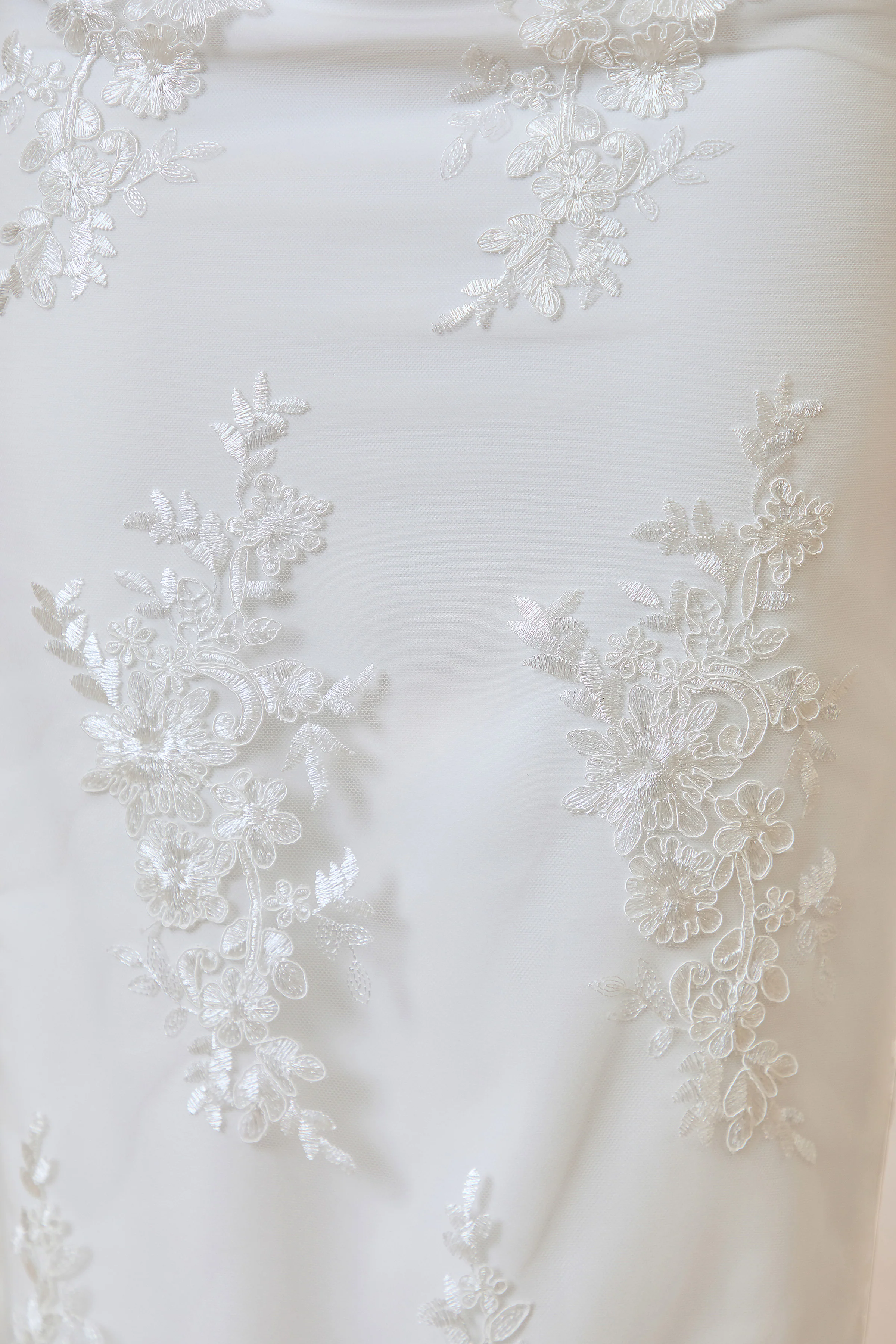 Revia | White Lace Maxi Skirt