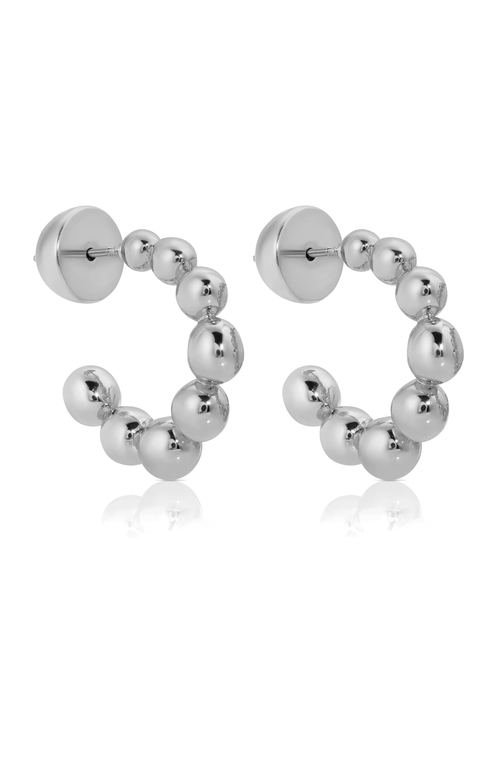 Bubble Huggie Hoops