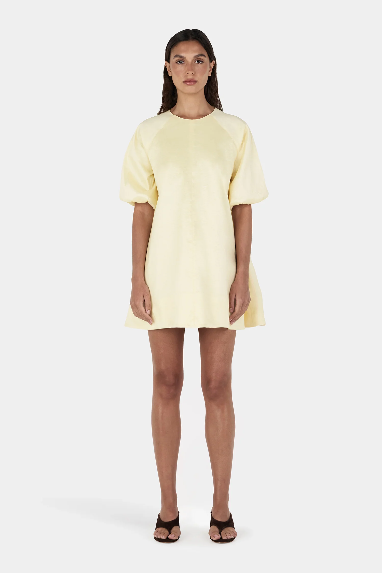 Jemima Taffeta Dress Butter