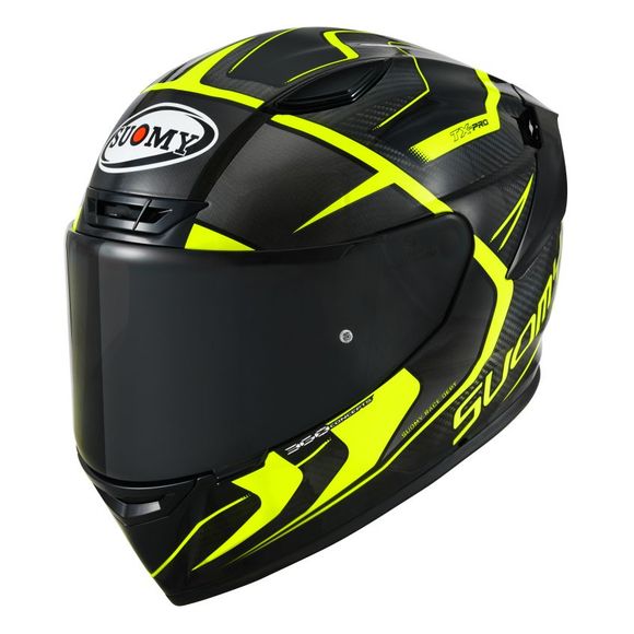Suomy TX-PRO CARBON - ADVANCE Full-Face Helmet - Black / YellowRef: SU0386