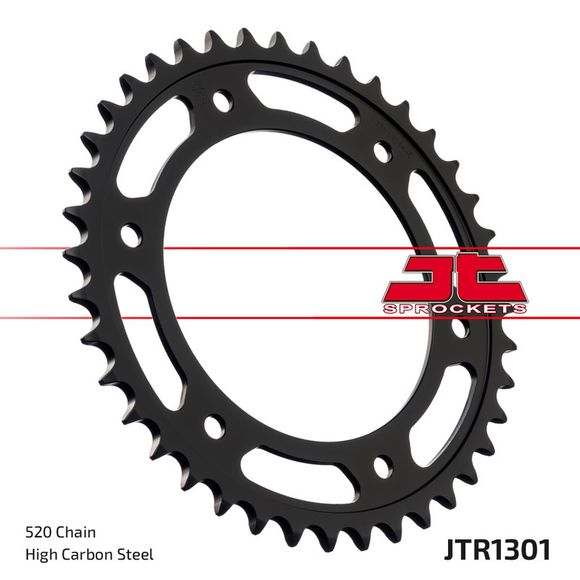 Couronne JT. acier standard 1301 - 520HONDA 300 CRF 300 L - 2021 - 2026Ref : JTC00614A / 1129691001