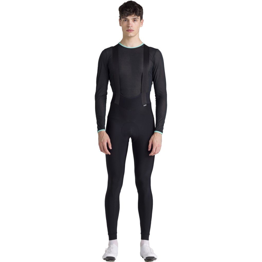 Santini Bianchi Milano Classic Thermal Bib Tights Men BI1180GBCLASS - black NE