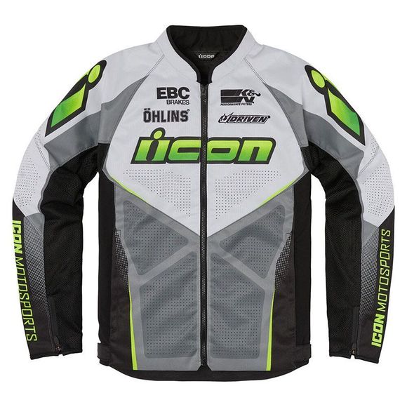 Motorcycle Jacket Icon Hooligan Ultrabolt - MulticolorRef: IC0757