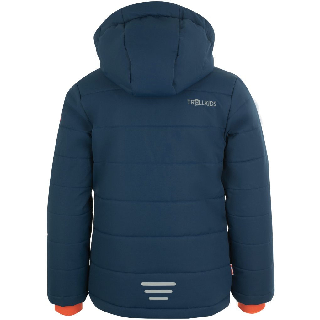 Trollkids Hemsedal XT Snow Jacket Kids - Mystic Blue/Orange