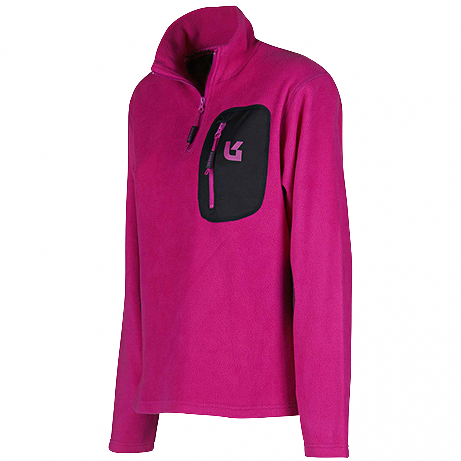 Spinale Fleece Mock-Neck Women (Pink\/Black)